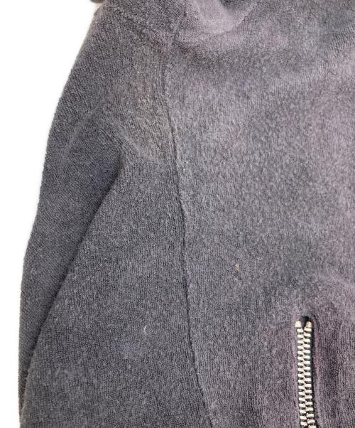 Hysteric Glamour（ヒステリックグラマー）Hysteric Glamour (ヒステリックグラマー) パイルジップジャケット グレー サイズ:FREEの古着・服飾アイテム