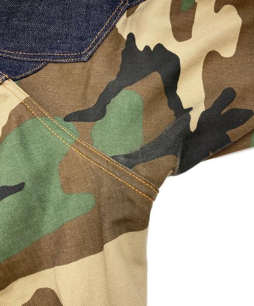 KOJIMA GENES（コジマジーンズ）KOJIMA GENES (コジマジーンズ) カモフラドッキングデニムパンツ ネイビー サイズ:38の古着・服飾アイテム