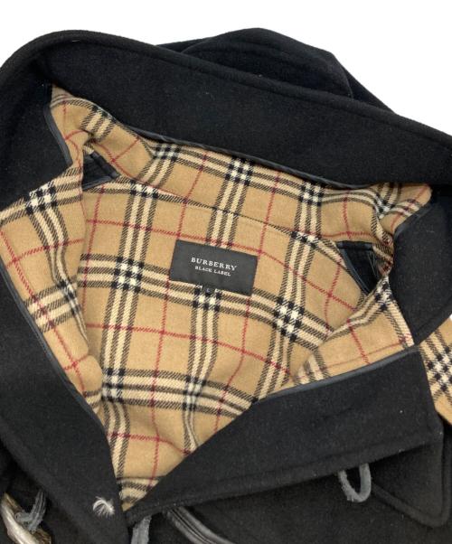 BURBERRY BLACK LABEL（バーバリーブラックレーベル）BURBERRY BLACK LABEL (バーバリーブラックレーベル) ダッフルコート ブラック サイズ:Lの古着・服飾アイテム