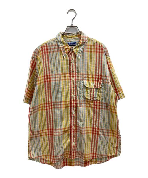 NIGEL CABOURN（ナイジェルケーボン）NIGEL CABOURN (ナイジェルケーボン) ショートスリーブチェックシャツ イエロー サイズ:4の古着・服飾アイテム