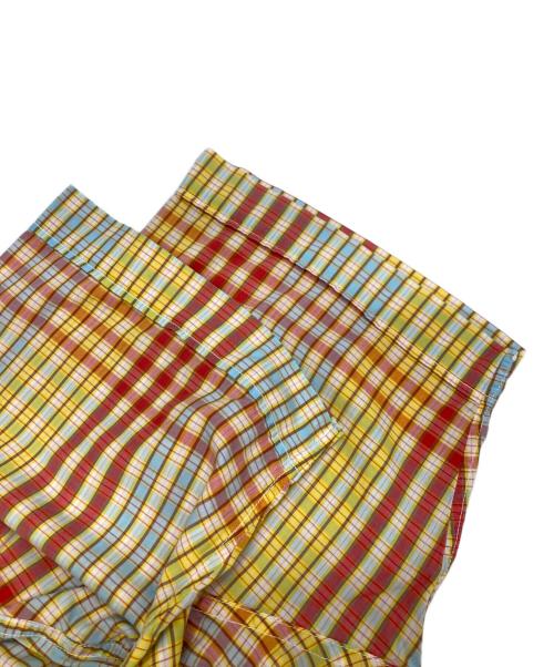 NIGEL CABOURN（ナイジェルケーボン）NIGEL CABOURN (ナイジェルケーボン) ショートスリーブチェックシャツ イエロー サイズ:4の古着・服飾アイテム