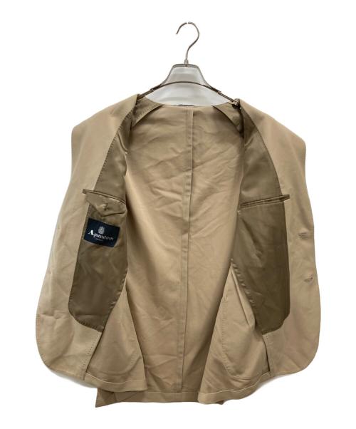 Aquascutum（アクアスキュータム）Aquascutum (アクアスキュータム) Summer TEC.3 Cupro Cool Knit Jacket ベージュ サイズ:40の古着・服飾アイテム