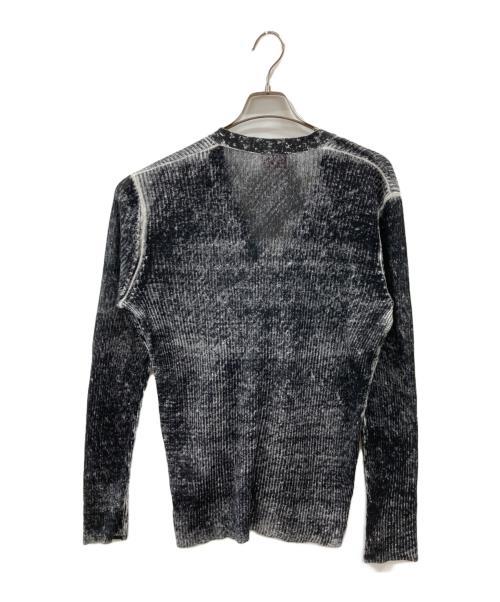 DIESEL（ディーゼル）DIESEL (ディーゼル) ウィメンズ カーディガン ホワイト×ブラック サイズ:Sの古着・服飾アイテム