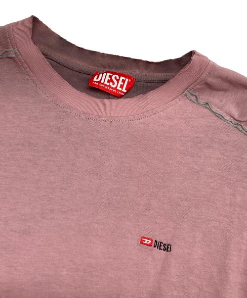 DIESEL（ディーゼル）DIESEL (ディーゼル) カットソードレス ピンク サイズ:XSの古着・服飾アイテム