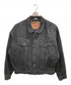 LEVI'Sリーバイス）の古着「後染めブラックデニムジャケット」｜ブラック