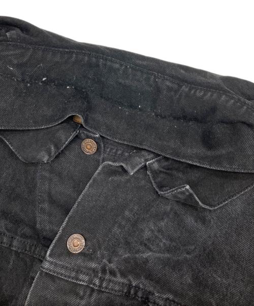 LEVI'S（リーバイス）LEVI'S (リーバイス) 後染めブラックデニムジャケット ブラック サイズ:XLの古着・服飾アイテム