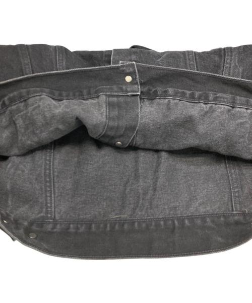 LEVI'S（リーバイス）LEVI'S (リーバイス) 後染めブラックデニムジャケット ブラック サイズ:XLの古着・服飾アイテム