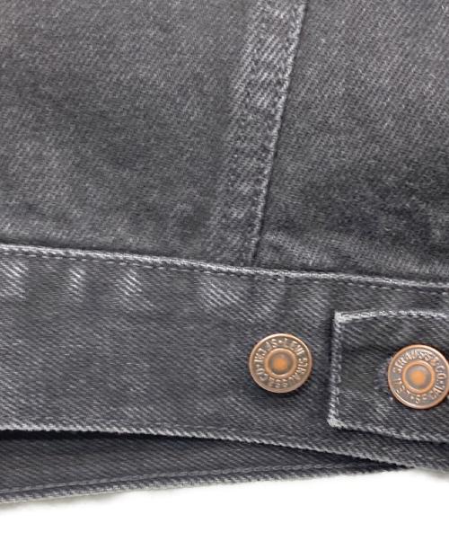 LEVI'S（リーバイス）LEVI'S (リーバイス) 後染めブラックデニムジャケット ブラック サイズ:XLの古着・服飾アイテム