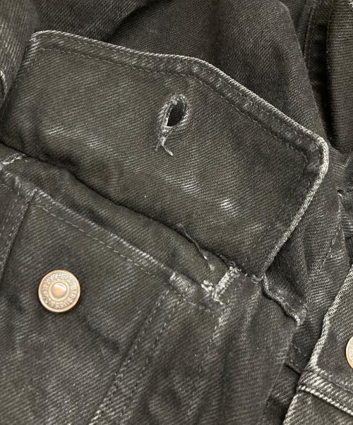 LEVI'S（リーバイス）LEVI'S (リーバイス) 後染めブラックデニムジャケット ブラック サイズ:XLの古着・服飾アイテム