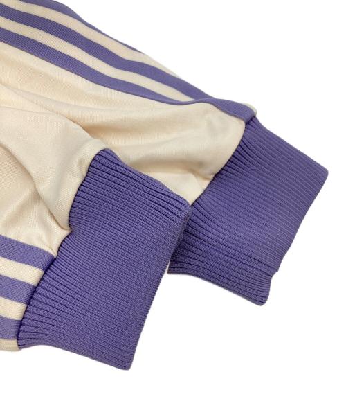 adidas（アディダス）adidas (アディダス) レアル・マドリード トラックトップ アイボリー×パープル サイズ:XLの古着・服飾アイテム