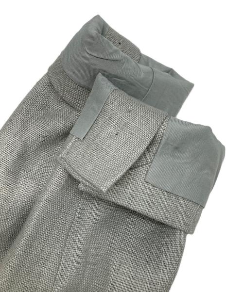 DES PRES（デ プレ）DES PRES (デ プレ) ウェットリネン ダブルブレストジャケット グレー サイズ:Freeの古着・服飾アイテム
