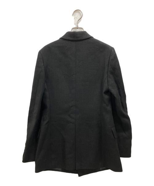 DES PRES（デ プレ）DES PRES (デ プレ) ウェットリネン ダブルブレストジャケット ブラック サイズ:freeの古着・服飾アイテム