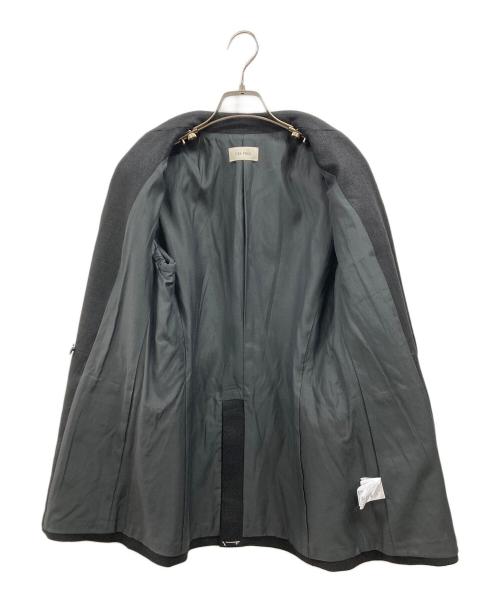 DES PRES（デ プレ）DES PRES (デ プレ) ウェットリネン ダブルブレストジャケット ブラック サイズ:freeの古着・服飾アイテム
