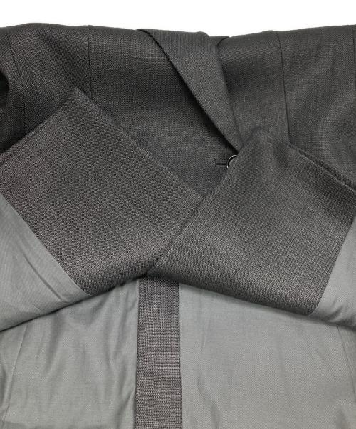 DES PRES（デ プレ）DES PRES (デ プレ) ウェットリネン ダブルブレストジャケット ブラック サイズ:freeの古着・服飾アイテム