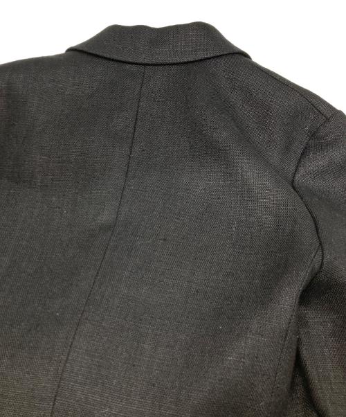 DES PRES（デ プレ）DES PRES (デ プレ) ウェットリネン ダブルブレストジャケット ブラック サイズ:freeの古着・服飾アイテム