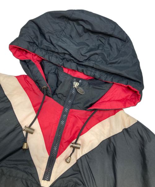 Lee SPORT（リースポーツ）Lee SPORT (リースポーツ) ハーフジップ ナイロンジャケット ブラック×レッド サイズ:XLの古着・服飾アイテム