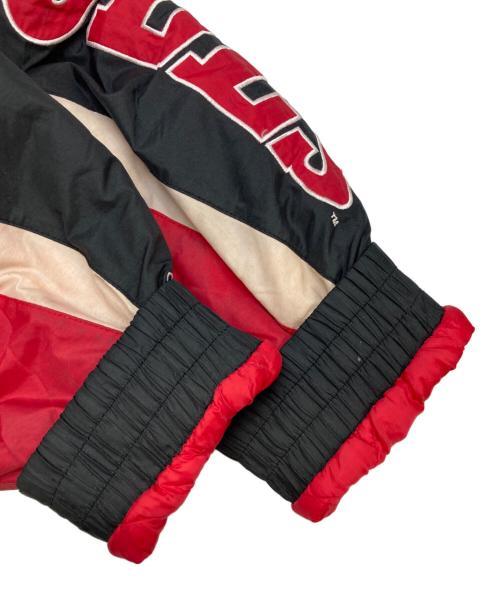 Lee SPORT（リースポーツ）Lee SPORT (リースポーツ) ハーフジップ ナイロンジャケット ブラック×レッド サイズ:XLの古着・服飾アイテム