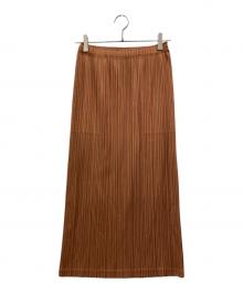 PLEATS PLEASE（プリーツプリーズ）の古着「THICKER BOTTOMS 2」｜オレンジ