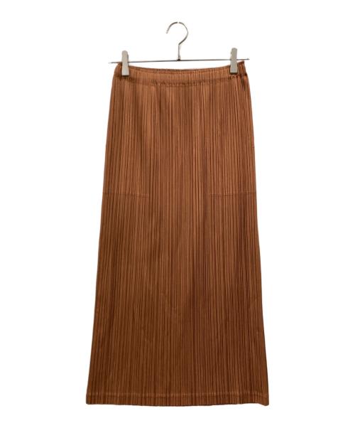 PLEATS PLEASE（プリーツプリーズ）PLEATS PLEASE (プリーツプリーズ) THICKER BOTTOMS 2 オレンジ サイズ:2の古着・服飾アイテム