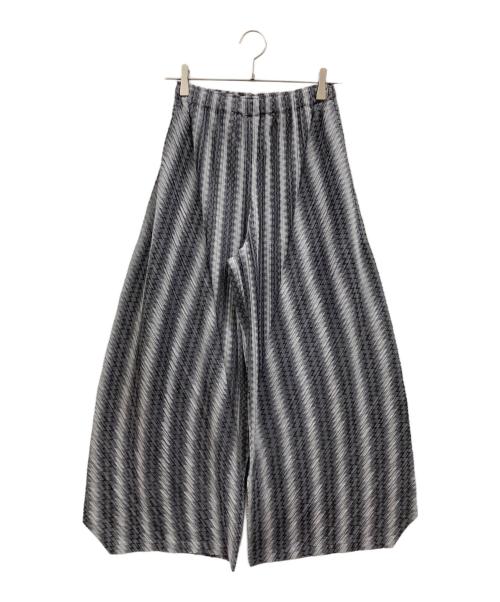 PLEATS PLEASE（プリーツプリーズ）PLEATS PLEASE (プリーツプリーズ) COTTON ZIGZAG グレー サイズ:3の古着・服飾アイテム