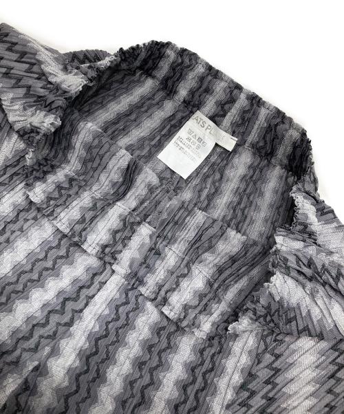 PLEATS PLEASE（プリーツプリーズ）PLEATS PLEASE (プリーツプリーズ) COTTON ZIGZAG グレー サイズ:3の古着・服飾アイテム