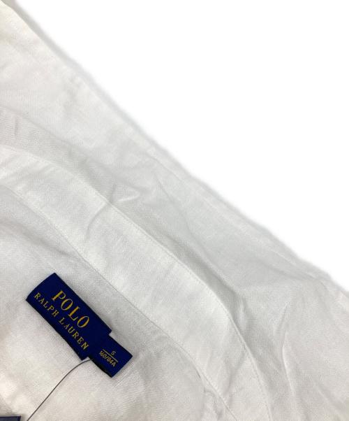 POLO RALPH LAUREN（ポロ・ラルフローレン）POLO RALPH LAUREN (ポロ・ラルフローレン) リネンワンピース ホワイト サイズ:S 未使用品の古着・服飾アイテム