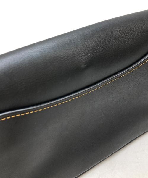 COACH（コーチ）COACH (コーチ) レザーショルダーバッグ ブラックの古着・服飾アイテム