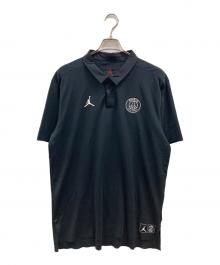 JORDAN×Paris Saint-Germain（ジョーダン×パリサンジェルマン）の古着「ポロシャツ」｜ブラック