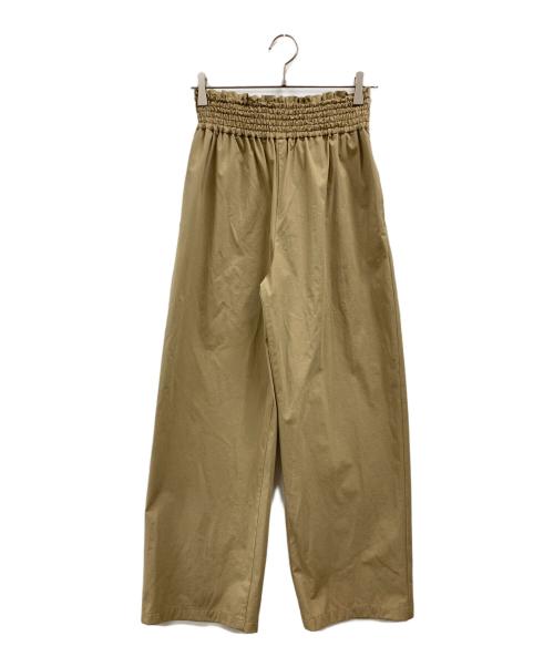 JOURNAL STANDARD（ジャーナルスタンダード）JOURNAL STANDARD (ジャーナルスタンダード) リネンナイロンストレッチワイドパンツ ベージュ サイズ:36の古着・服飾アイテム