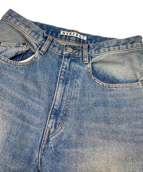 NVRFRGT（ネヴァーフォーゲット）NVRFRGT (ネヴァーフォーゲット) 3D Twisted Wide Leg Jeans ブルー サイズ:2の古着・服飾アイテム