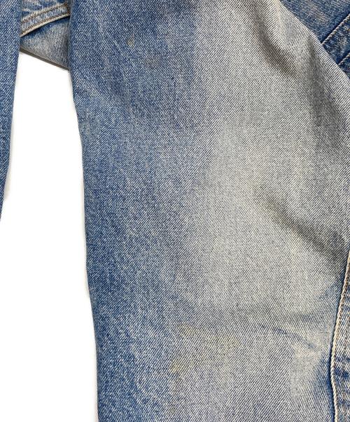 NVRFRGT（ネヴァーフォーゲット）NVRFRGT (ネヴァーフォーゲット) 3D Twisted Wide Leg Jeans ブルー サイズ:2の古着・服飾アイテム