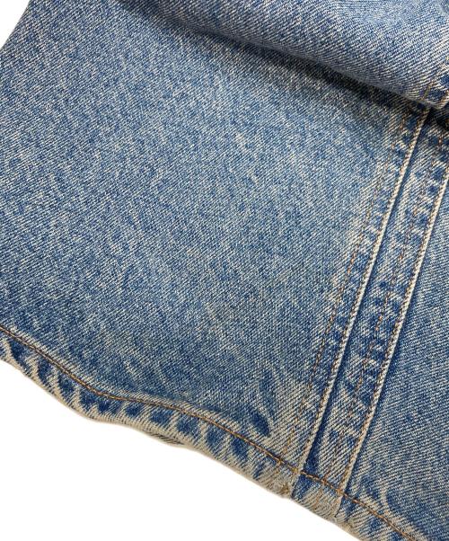 NVRFRGT（ネヴァーフォーゲット）NVRFRGT (ネヴァーフォーゲット) 3D Twisted Wide Leg Jeans ブルー サイズ:2の古着・服飾アイテム