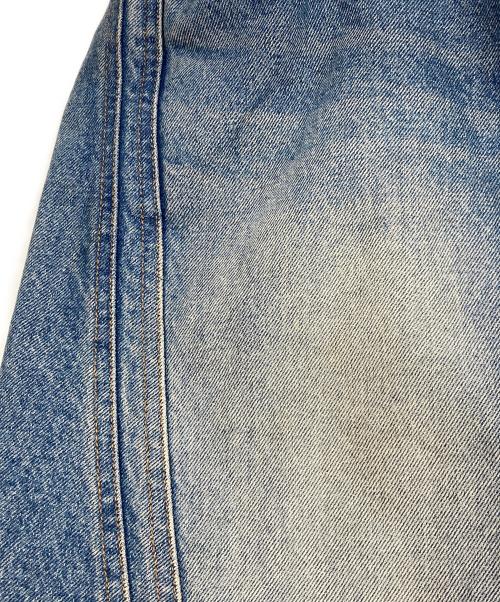NVRFRGT（ネヴァーフォーゲット）NVRFRGT (ネヴァーフォーゲット) 3D Twisted Wide Leg Jeans ブルー サイズ:2の古着・服飾アイテム