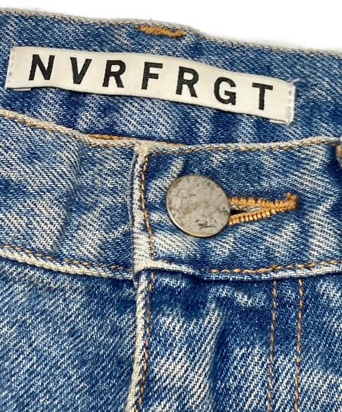 NVRFRGT（ネヴァーフォーゲット）NVRFRGT (ネヴァーフォーゲット) 3D Twisted Wide Leg Jeans ブルー サイズ:2の古着・服飾アイテム