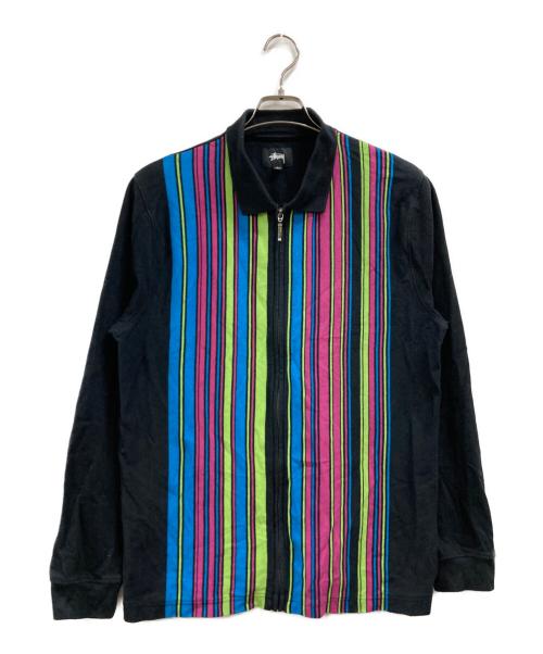 stussy（ステューシー）stussy (ステューシー) ジップジャケット ブラック サイズ:Lの古着・服飾アイテム