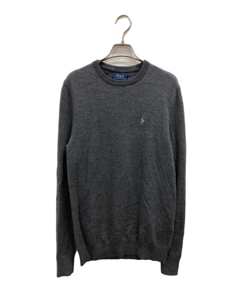 POLO RALPH LAUREN（ポロ・ラルフローレン）POLO RALPH LAUREN (ポロ・ラルフローレン) ウールニット グレー サイズ:XSの古着・服飾アイテム