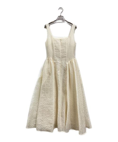 LIBJOIE（リブジョア）LIBJOIE (リブジョア) コルセットシルエットワンピース ベージュ サイズ:Mの古着・服飾アイテム