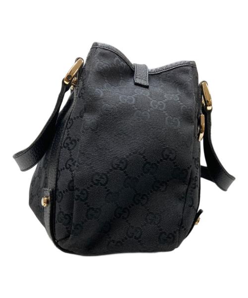 GUCCI（グッチ）GUCCI (グッチ) GGキャンパストートバッグ ブラックの古着・服飾アイテム