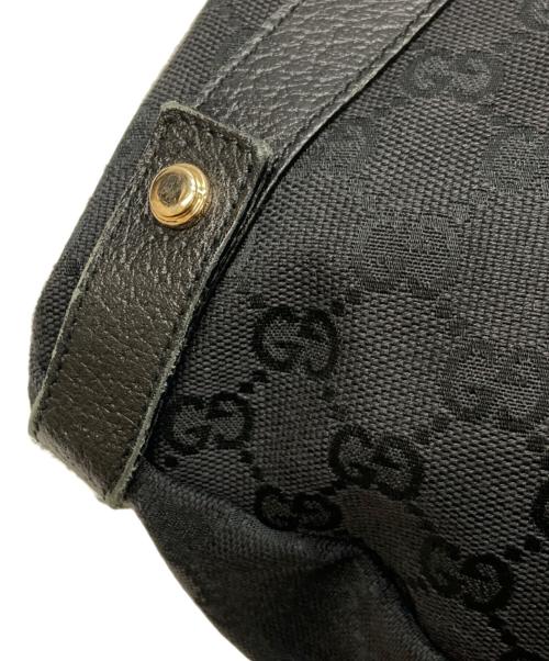 GUCCI（グッチ）GUCCI (グッチ) GGキャンパストートバッグ ブラックの古着・服飾アイテム