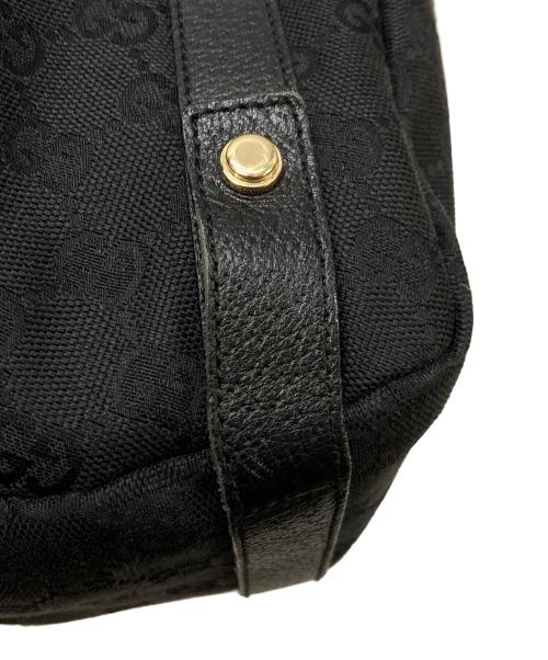 GUCCI（グッチ）GUCCI (グッチ) GGキャンパストートバッグ ブラックの古着・服飾アイテム