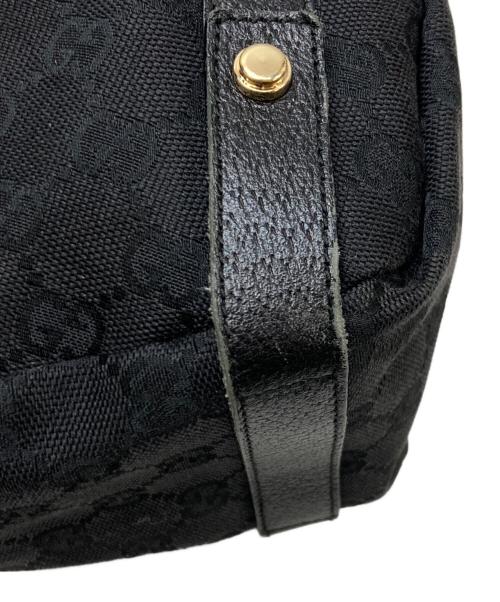 GUCCI（グッチ）GUCCI (グッチ) GGキャンパストートバッグ ブラックの古着・服飾アイテム