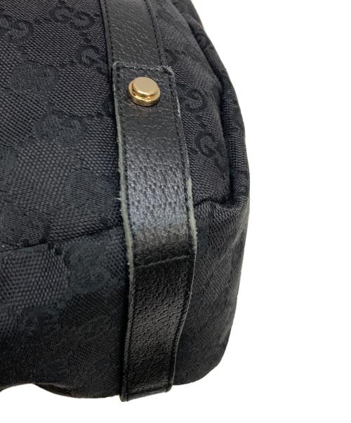 GUCCI（グッチ）GUCCI (グッチ) GGキャンパストートバッグ ブラックの古着・服飾アイテム