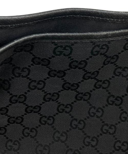 GUCCI（グッチ）GUCCI (グッチ) GGキャンパストートバッグ ブラックの古着・服飾アイテム