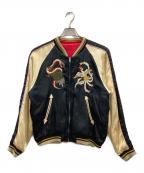CROPPED HEADSクロップドヘッズ）の古着「スーベニアジャケット」｜レッド×ブラック
