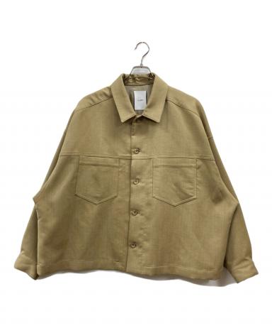 中古・古着通販】Ujoh (ウジョー) Cropped Box Blouson ベージュ