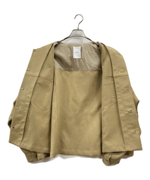 Ujoh（ウジョー）Ujoh (ウジョー) Cropped Box Blouson ベージュ サイズ:5の古着・服飾アイテム