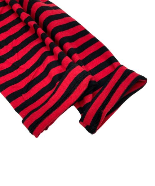 DISCOVERED（ディスカバード）DISCOVERED (ディスカバード) ボーダーTシャツ レッド×ブラック サイズ:Sの古着・服飾アイテム