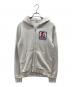 Hysteric Glamour（ヒステリックグラマー）の古着「ジップヒスガール ビックロゴパーカー」｜アイボリー