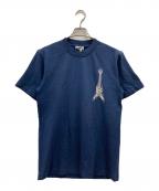 Hysteric Glamourヒステリックグラマー）の古着「ギターガールプリントTシャツ」｜ネイビー