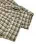 中古・古着 SEDAN ALL-PURPOSE (セダンオールパーパス) Double Gauze Plaid Open Collar Shirt ベージュ サイズ:M：17000円